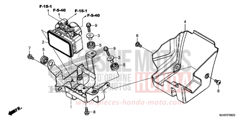 MODULATEUR ABS CBR500RAH de 2017